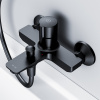 Фото смеситель для ванны am.pm x-joy black edition f85a10522