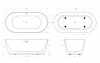 Фото акриловая ванна belbagno bb413-1700-800 170x80 см