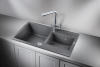 Кухонная мойка Granula 82 см 8201, ГРАФИТ