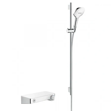 Фото термостатический смеситель для душа hansgrohe shower tablet select  27027400