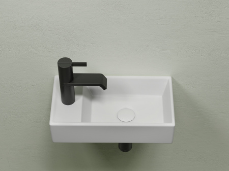 Фото раковина подвесная ceramicanova element 41.7 см, цвет: белый cn6051rmw