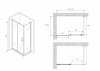 Фото душевое ограждение abber schwarzer diamant ag30110b5-s80b5 110x80 см