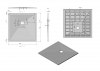 Фото поддон vincea 90x90 см vst-4sr9090g