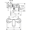 Фото смеситель для душа hansgrohe rebris e 72650670