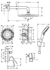 Фото душевая стойка hansgrohe  27958000