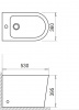Фото биде напольное belbagno flay-r bb1003b