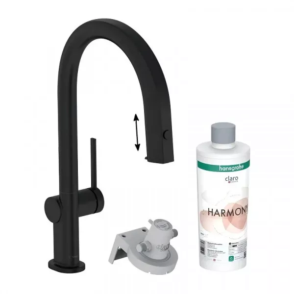Фото смеситель для кухонной мойки hansgrohe aqittura 76800670