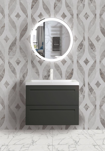Фото тумба под раковину art&max platino 75 см am-platino-750-2c-so-gm