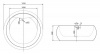 Фото акриловая ванна belbagno bb30 155x155 см