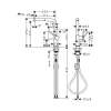 Фото смеситель для кухонной мойки hansgrohe talis 72808340
