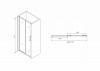 Фото душевая дверь abber schwarzer diamant 130 см ag30130bh