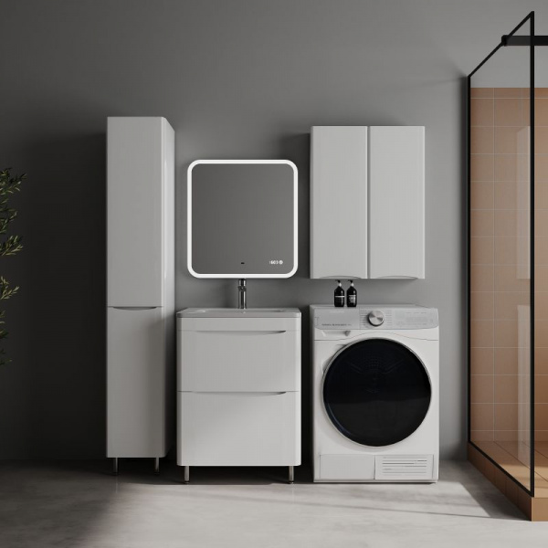 Фото тумба под раковину style line бергамо 60 см сс-00002511 белый