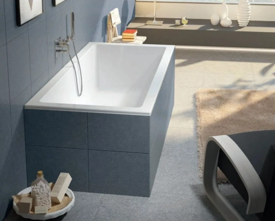 Фото акриловая ванна riho rethink cubic 160x70 см b104001005