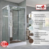 Фото душевая кабина avacan z1912led 120x90 см