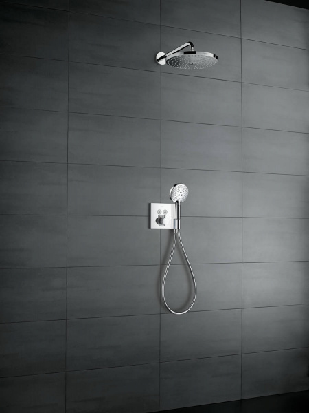 Фото встраиваемый термостатический смеситель для душа hansgrohe showerselect 15765000