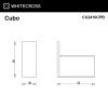 Фото крючок whitecross cubo cu2410cpb, цвет: медь брашированная