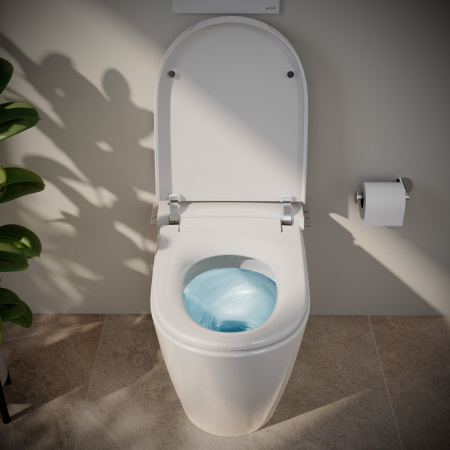 Фото умный подвесной унитаз vitra v-care 7777b403-6399