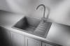 Кухонная мойка Granula 58 см 5803, ГРАФИТ
