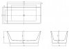 Фото акриловая ванна azario lincoln 160x80 см lin16080