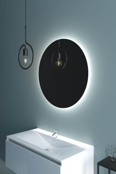 Фото зеркало sanvit сириус 100 см led zsirius100