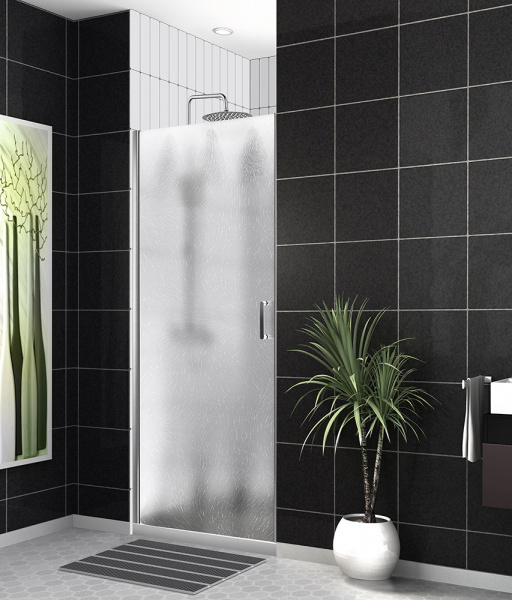 Фото душевая дверь 	belbagno uno 80 см uno-b-1-80-ch-cr