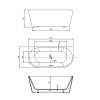 Фото акриловая ванна vincea 170x80 см vbt-421-1700
