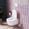 Фото унитаз подвесной безободковый с сиденьем am.pm jupiter dx77c1700sc