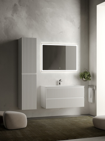 Фото тумба под раковину sancos snob r 100 см, цвет: bianco snr100w