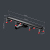 Фото душевой трап am.pm masterflow 80 см w01sc-u11-080-04bm