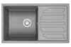 Фото кухонная мойка granula 79 см 8002, алюминиум