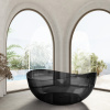 Фото ванна из полиэфирной смолы abber kristall at9705onyx 150x150 см