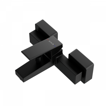 Фото смесители для ванны vitra minimax square a4352036exp цвет черный