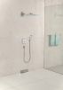 Фото верхний душ с держателем hansgrohe rainmaker select 460 1jet 24003400
