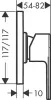 Фото смеситель для душа hansgrohe vernis shape 71658000