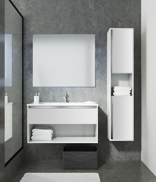 Фото тумба с раковиной sanvit контур 75 см kkont075w