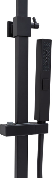 Фото душевая стойка allen brau infinity 5.21031-31 черный матовый