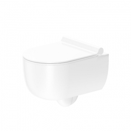 Фото унитаз подвесной безободковый с сиденьем am.pm scandinavian pure dx36c1701sc