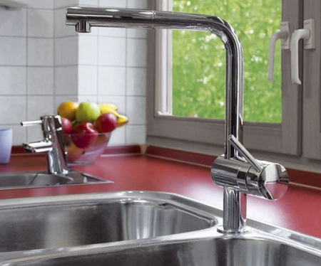 Фото смеситель для кухни grohe minta 32168000