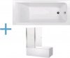 Акриловая ванна Aquanet Bright 180x80 см 00232987 + 00196049