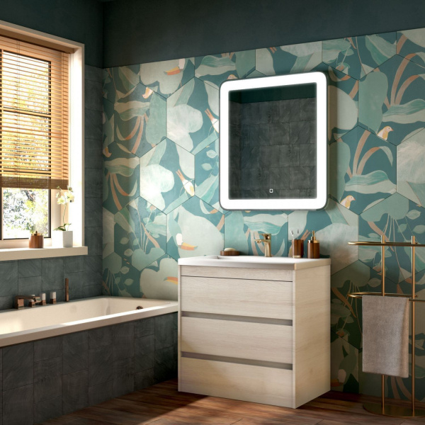 Фото тумба под раковину art&max family 75 см family-750-3c-pia-pb