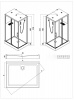 Фото душевая кабина esbano 110x80 см eskbfo1180ckr