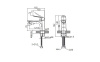 Фото смеситель для раковины arrow цвет: хром ag4137cp