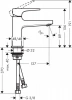 Фото смеситель для раковины hansgrohe metropol 32500140