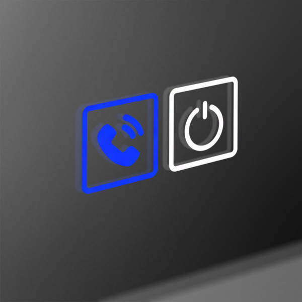 Фото зеркало с подсветкой belbagno 70 см spc-rng-700-led-tch-phone