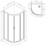Фото душевое ограждение am.pm gem 90x90 см w90g-401-090wt