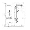 Фото душевая стойка hansgrohe pulsify 24221670