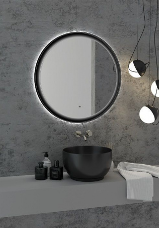 Фото зеркало art&max napoli 80 см am-nap-800-ds-f