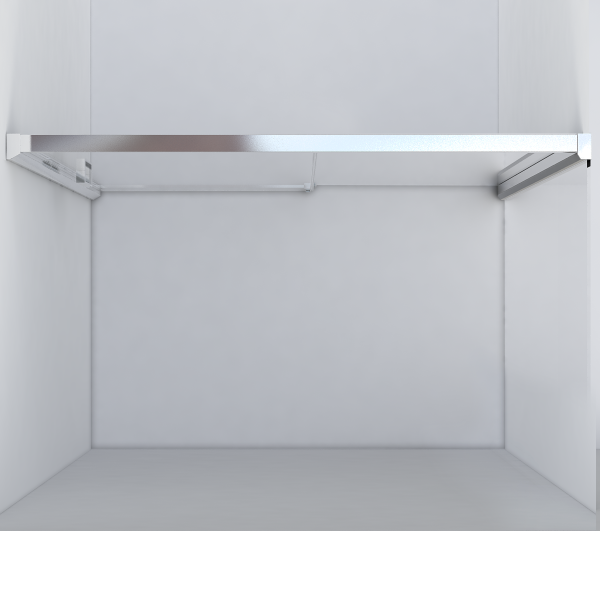 Фото душевая дверь vincea lugano 140 см vds-1l140cl-1