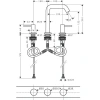 Фото смеситель для раковины hansgrohe tecturis s 73330670