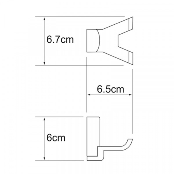 Фото крючок двойной wasserkraft exter k-5223